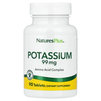 Potassium, 99 mg, 90 Tablets