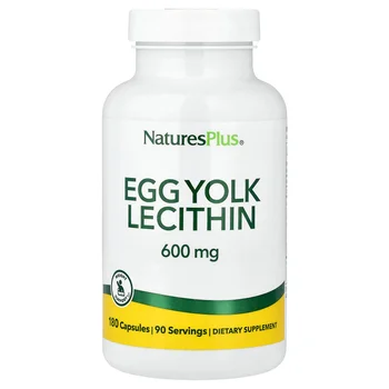 Egg Yolk Lecithin, 180 Capsules (300 mg Per capsule)