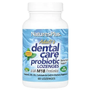 Adult's Dental Care Probiotic Lozenges, Peppermint , 60 Lozenges