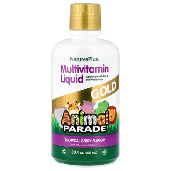 Animal Parade® Gold, Multivitamin Liquid, Tropical Berry, 30 fl oz (900 ml)