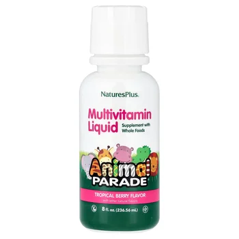 Animal Parade®, Multivitamin Liquid, Tropical Berry, 8 fl oz (236.56 ml)