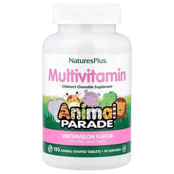 Animal Parade®, Children's Chewable Multivitamin, Watermelon, 180 Animal-Shaped Tablets
