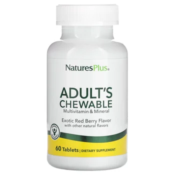 Adult's Chewable Multivitamin & Mineral, Exotic Red Berry  , 60 Tablets