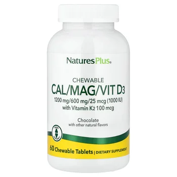 Chewable Cal/Mag/Vit D3, Chocolate, 60 Chewable Tablets