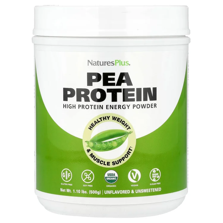 Pea Protein, Unflavored, 1.1 lbs (500 g) image 1