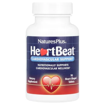 HeartBeat®, Cardiovascular Support, 90 Heart-Shaped Tablets