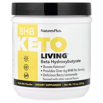 BHB Keto Living™, Delicious Berry Lemonade, 7.4 oz (210 g)