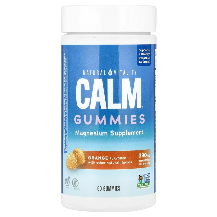 CALM®, Magnesium Gummies, Orange, 60 Gummies (82.5 mg per Gummy) image 1
