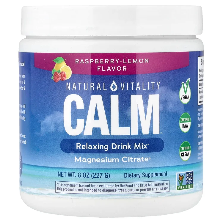 CALM®, Relaxing Drink Mix, Raspberry-Lemon, 8 oz (226 g) image 1