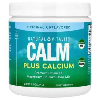 CALM®, Plus Calcium, Magnesium-Calcium Drink Mix, Original Unflavored, 8 oz (227 g)