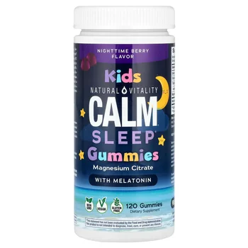 CALM®, Kids Sleep Gummies With Melatonin, Nighttime Berry, 120 Gummies
