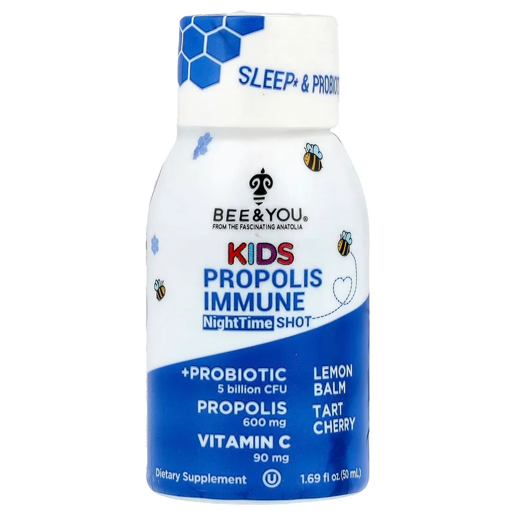 Kids, Propolis Immune NightTime Shot, 1.69 fl oz (50 ml) image 1