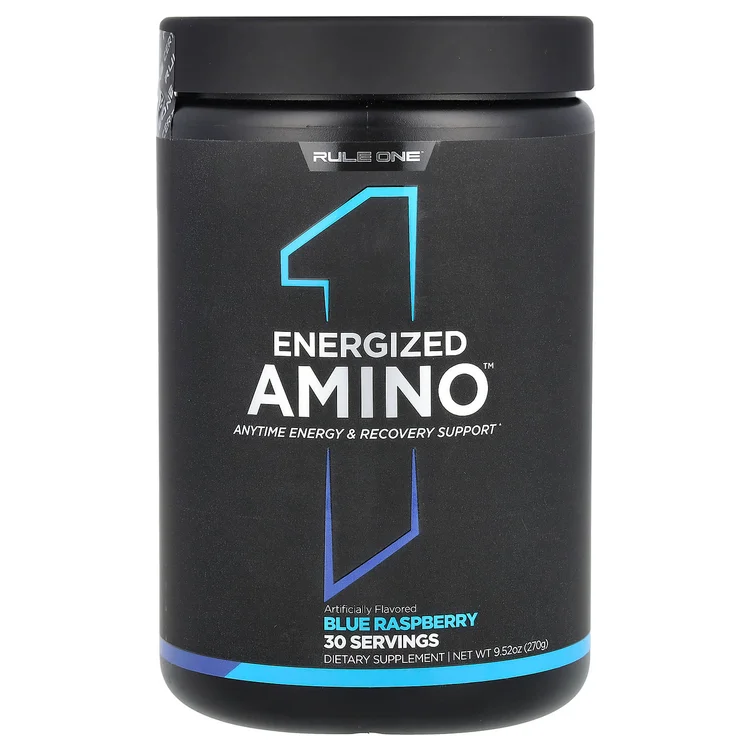 Energized Amino, Blue Raspberry, 9.52 oz (270 g) image 1