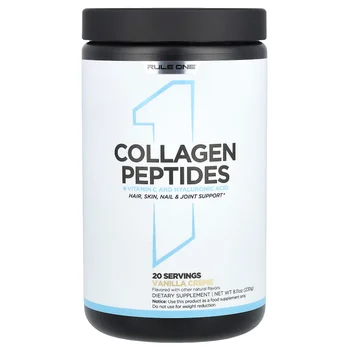 Collagen Peptides + Vitamin C and Hyaluronic Acid, Vanilla Creme, 8.11 oz (230 g)