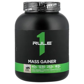 Mass Gainer, Cookies & Creme, 5.64 lb (2.56 kg)