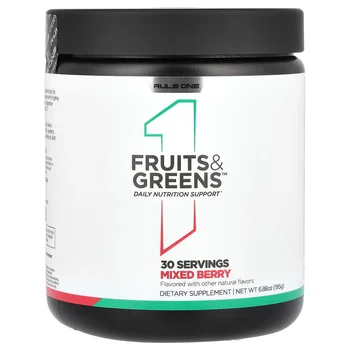 Fruits & Greens, Mixed Berry, 6.88 oz (195 g)