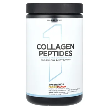 Collagen Peptides + Vitamin C and Hyaluronic Acid, Peach Mango, 8.82 oz (250 g)