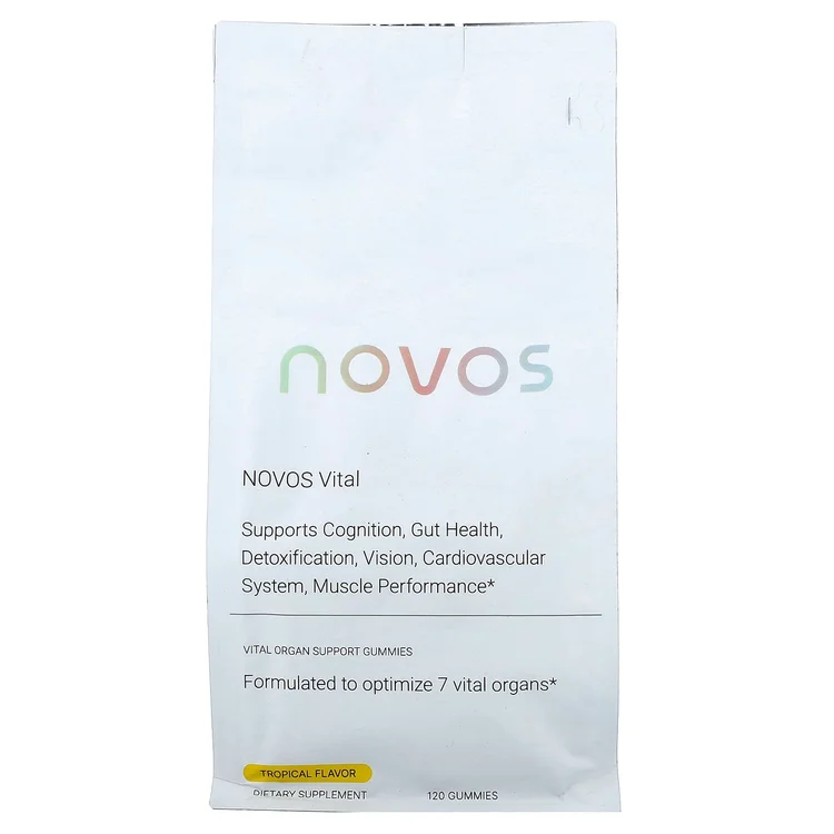 Novos Vital, Tropical Flavor, 120 Gummies image 1