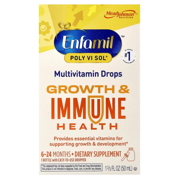 Poly Vi Sol®, Multivitamin Drops, 6-24 Months, 1 2/3 fl oz (50 ml) image 1