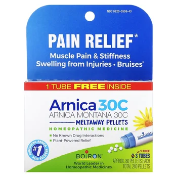 Arnica Montana, 30C, 3 Tubes, Approx. 80 Pellets Each