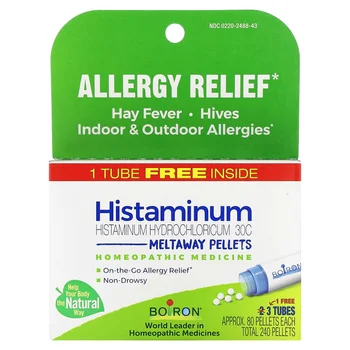 Histaminum Hydrochloricum 30C, 3 Tubes, 80 Meltaway Pellets Each