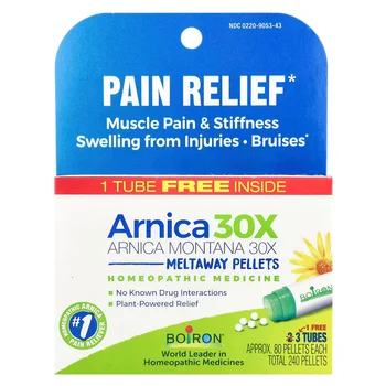 Arnica Montana, 30X, 3 Tubes, Approx. 80 Pellets Each