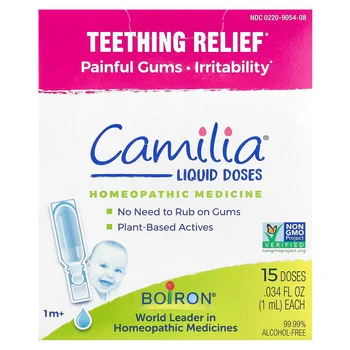 Camilia®, Liquid Doses, Teething Relief, 1 Months +, 15 Doses, .034 fl oz (1 ml) Each
