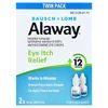 Eye Itch Relief, Antihistamine Eye Drops, Twin Pack, 2 Bottles, 0.34 fl oz (10 ml) Each image 2