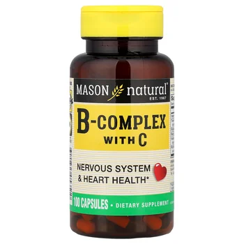 B-Complex with C, 100 Capsules