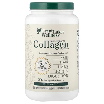 Grass-Fed Bovine Collagen Peptides, Unflavored, 32 oz (907 g)