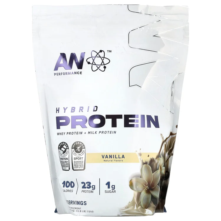 Performance, Hybrid Protein, Vanilla, 1.6 lb (725 g) image 1
