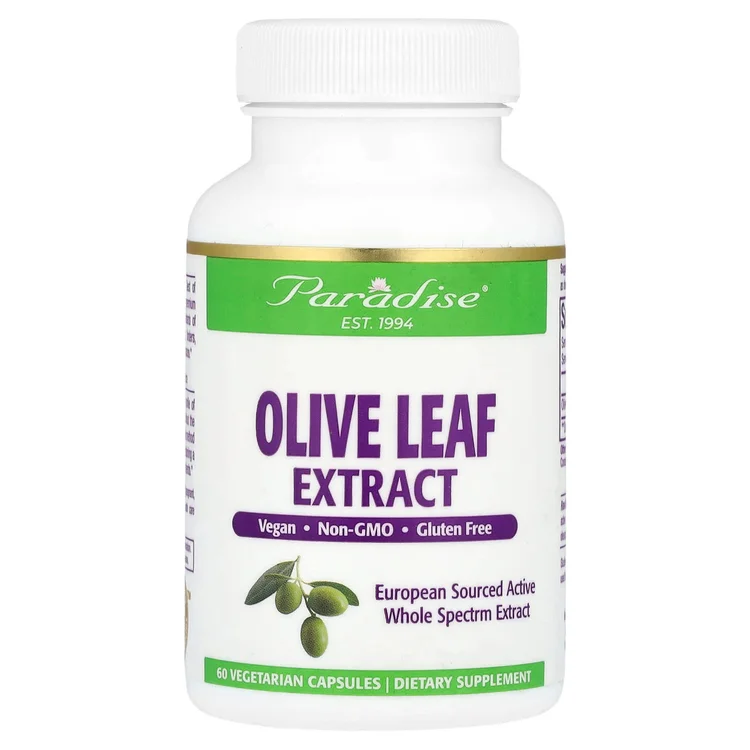 Olive Leaf Extract, 60 Vegetarian Capsules (250 mg per Capsule) image 1