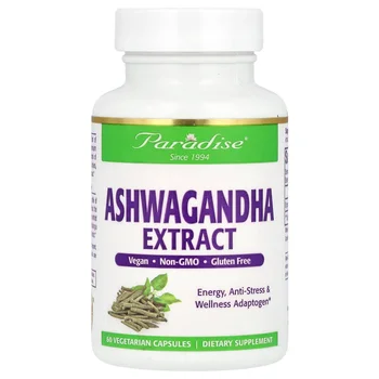 Ashwagandha Extract, 60 Vegetarian Capsules (250 mg per Capsule)