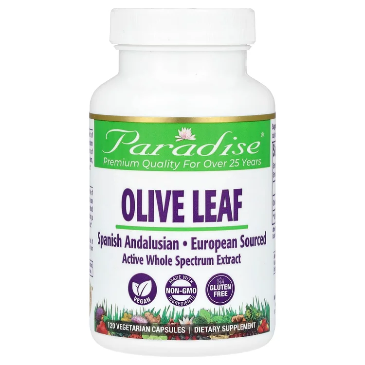 Olive Leaf, 120 Vegetarian Capsules (250 mg per Capsule) image 1