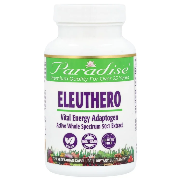 Eleuthero, 120 Vegetarian Capsules (250 mg per Capsule) image 1