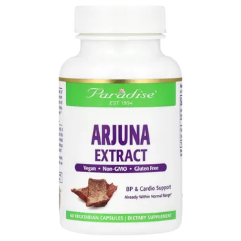 Arjuna Extract, 60 Vegetarian Capsules (250 mg per Capsule)