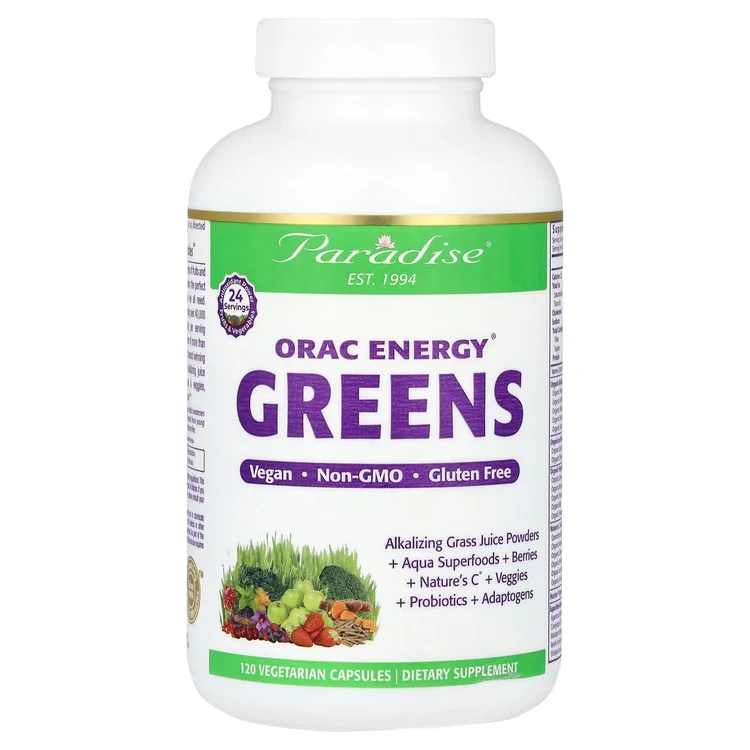 ORAC Energy® Greens, 120 Vegetarian Capsules image 1