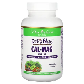 Earth's Blend, Cal-Mag Zinc + D3, 90 Vegetarian Capsules