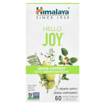 Hello Joy, Mood Support with Ashwagandha, 60 Vegetarian Capsules