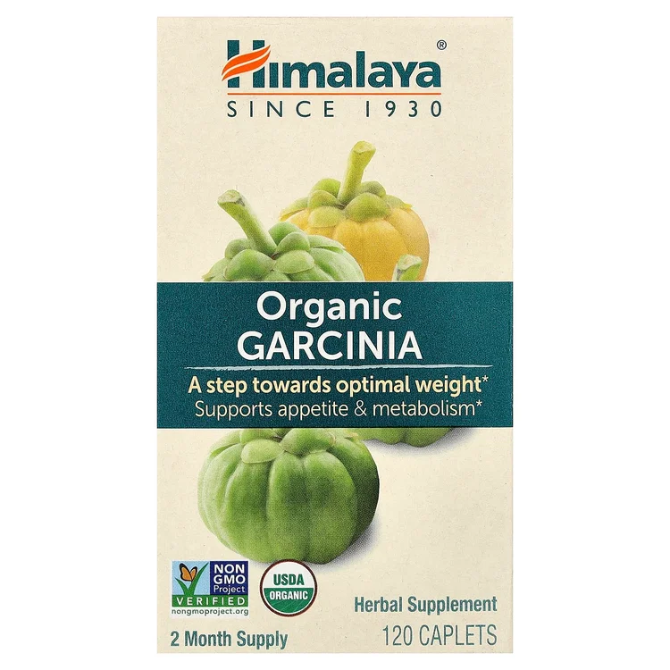 Organic Garcinia, 120 Caplets image 1