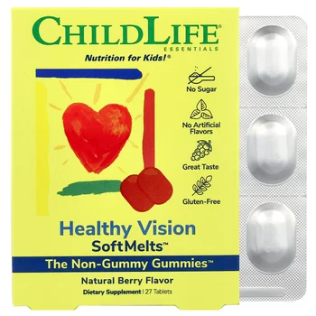 Healthy Vision SoftMelts™, Natural Berry, 27 Tablets