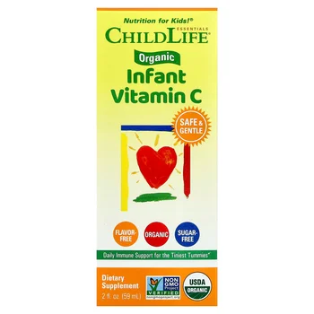 Organic Infant Vitamin C Drops, 2 fl oz (59 ml)