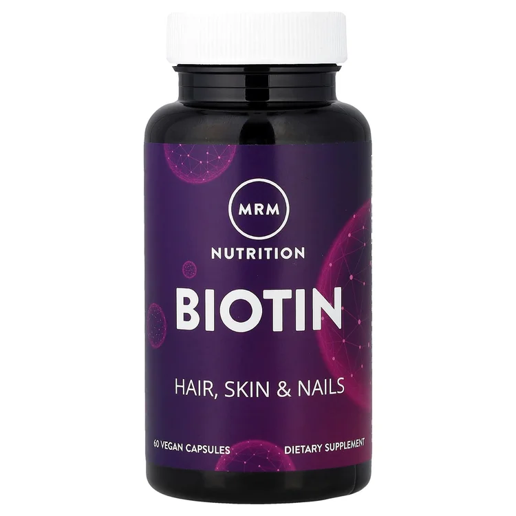 Biotin, 60 Vegan Capsules (5,000 mcg per Capsule) image 1