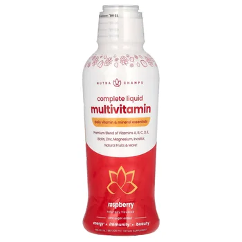 Complete Liquid Multivitamin, Raspberry, 30 fl oz (887.206 ml)