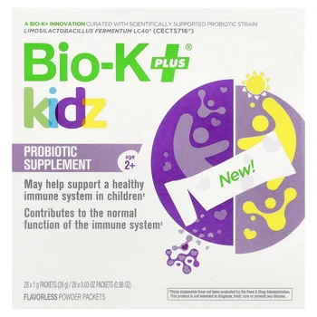 Kidz, Probiotic Supplement, Age 2+, Flavorless, 28 Packets, 0.04 oz (1 g) Each