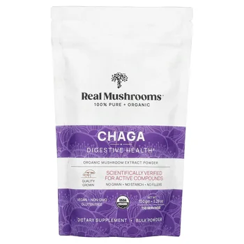Chaga, Organic Mushroom Extract Powder, 5.29 oz (150 gm)