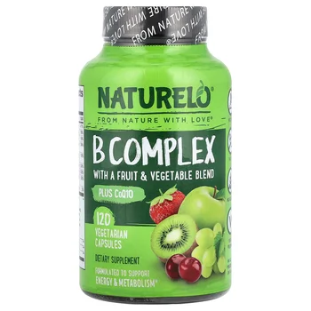 B Complex with a Fruit & Vegetable Blend, Plus CoQ10, 120 Vegetarian Capsules