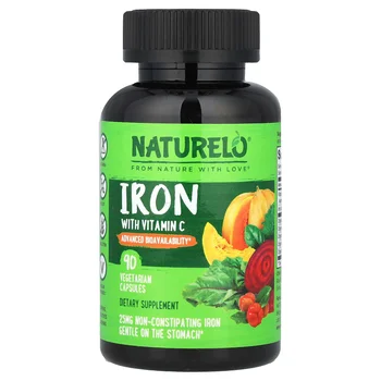 Iron With Vitamin C, 90 Vegetarian Capsules