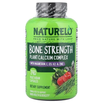 Bone Strength, Plant Calcium Complex, 240 Vegetarian Capsules