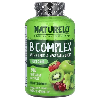 B Complex with a Fruit & Vegetable Blend, Plus CoQ10, 240 Vegetarian Capsules
